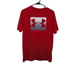 Men's Under Armour Logo Tee Red Size L